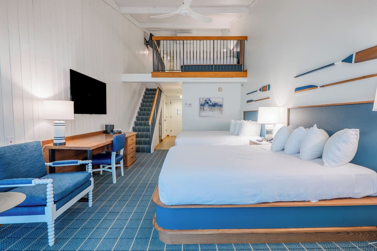 Loft 2 Queen Bed - Lodges | 1 bedroom, premium bedding, pillowtop beds, in-room safe