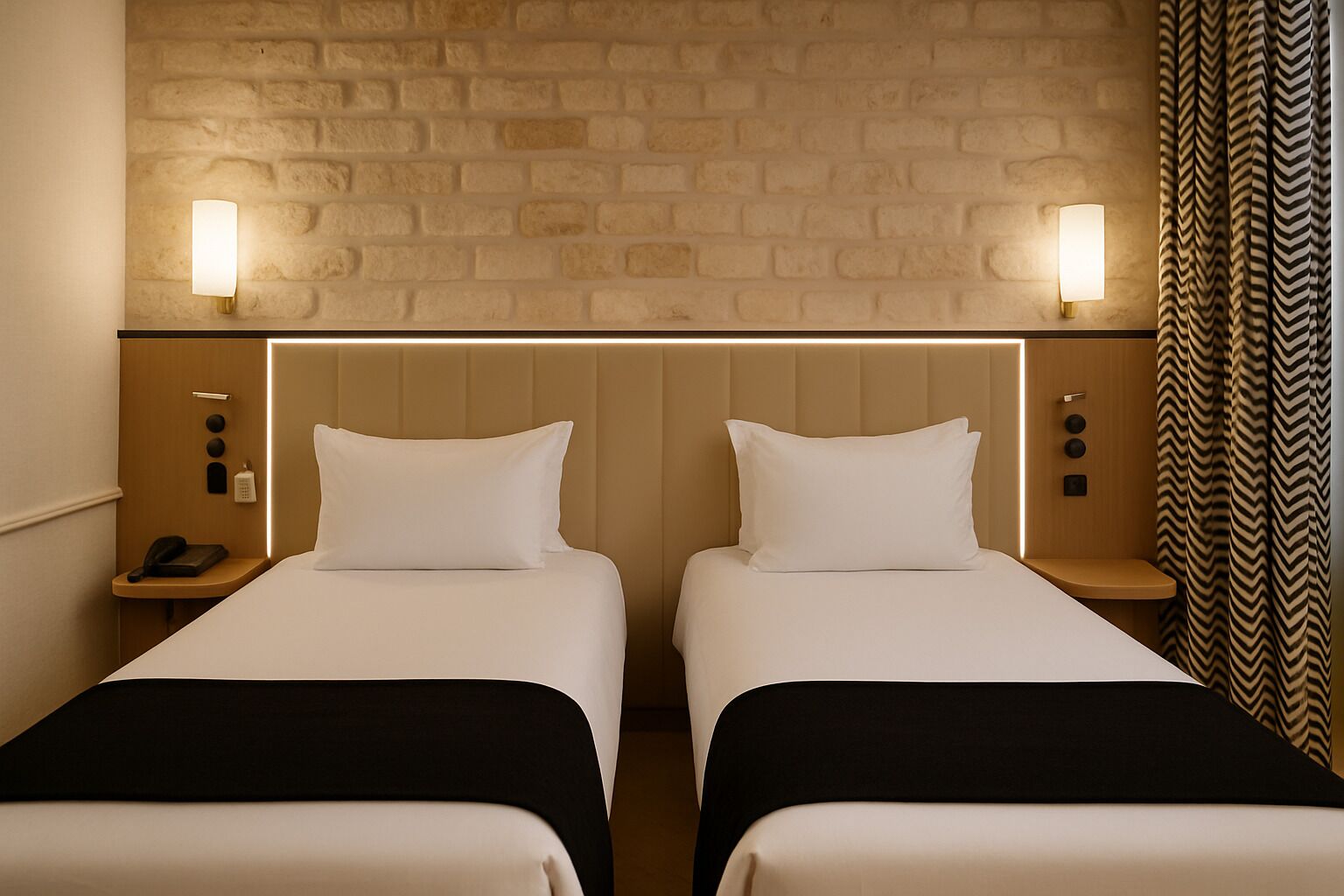 Literie de qualité supérieure, minibar, coffres-forts dans les chambres