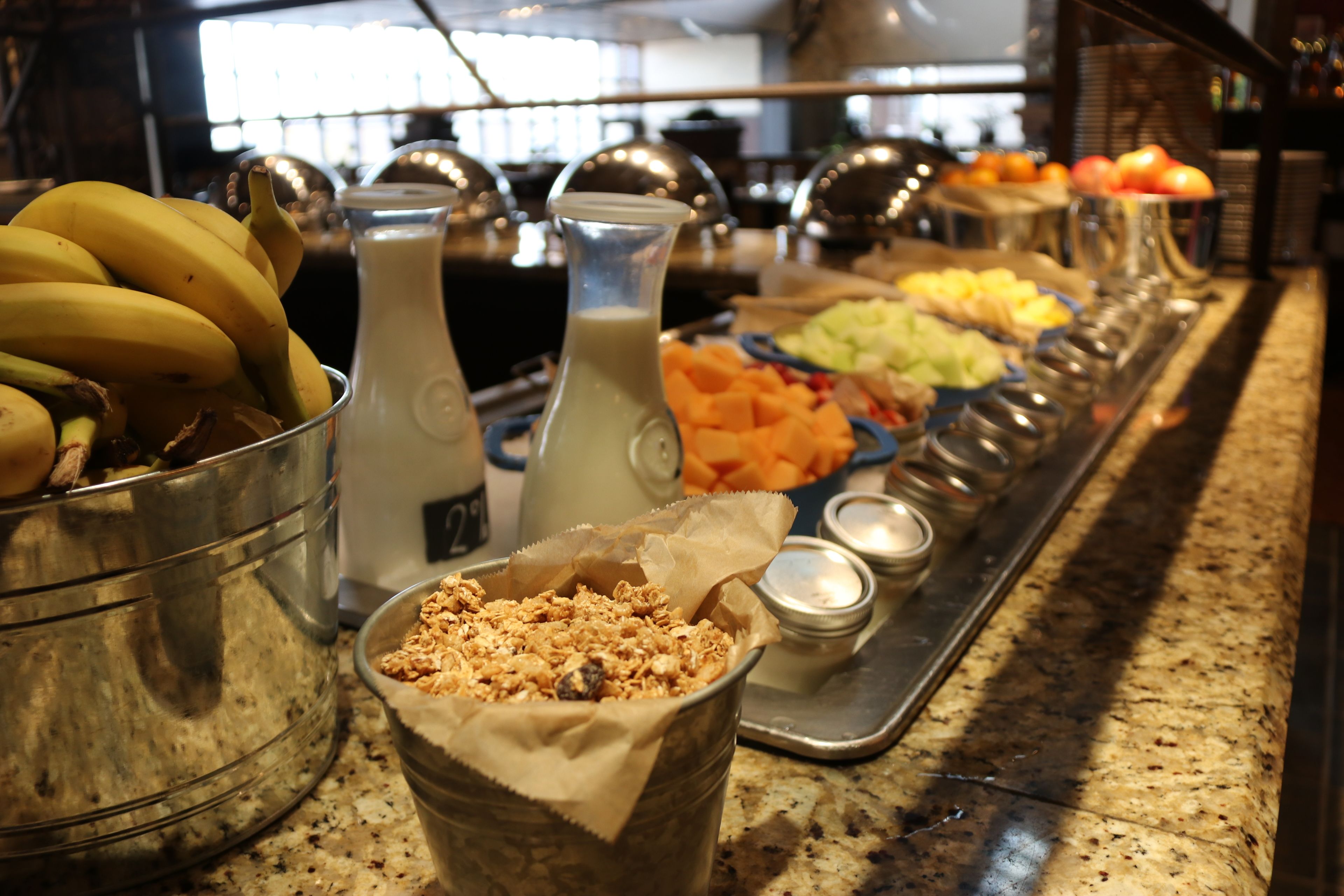 Daily cooked-to-order breakfast for a fee