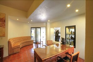 Lobby sitting area