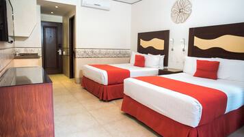 Quarto superior, 2 camas de casal | 1 quarto, roupas de cama premium, camas Select Comfort