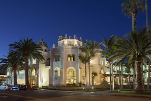Front of property – evening/night