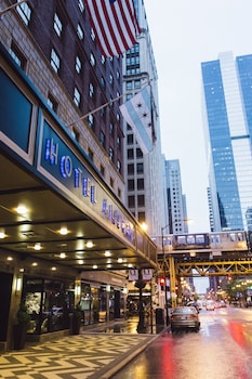 Hotel exterior and entrance at The Allegro Royal Sonesta Hotel Chicago Loop