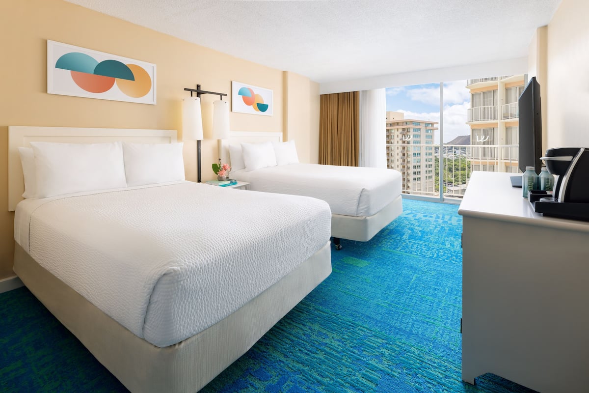 In-room safe, blackout curtains, iron/ironing board