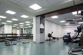 Fitness center at The Twin Fin Hotel