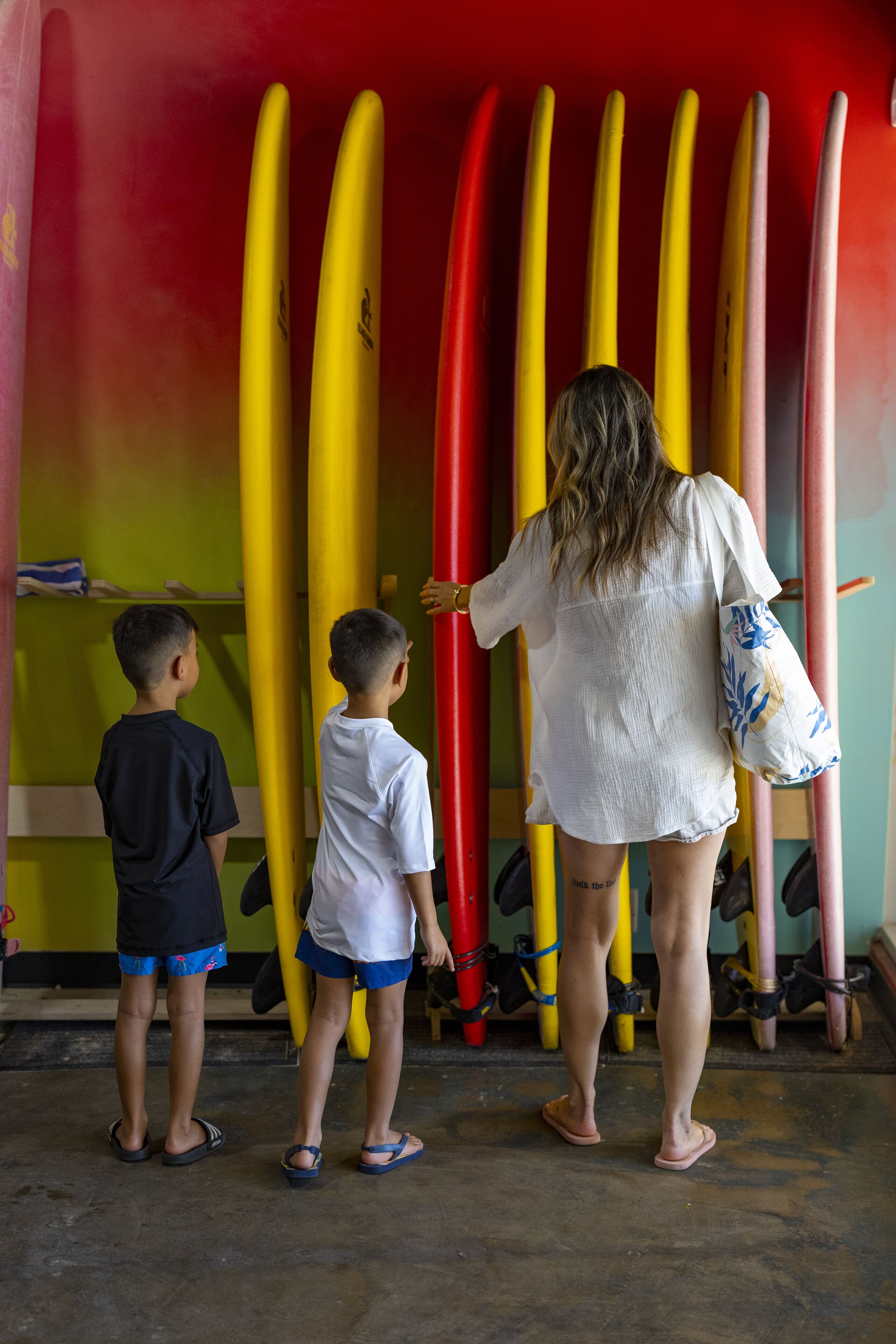 on the beach, white sand