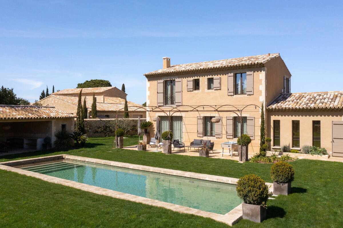 Villa Manon 4 Chambres, piscine chauffée et jardin | 高档床上用品、迷你吧、客房内保险箱、办公桌