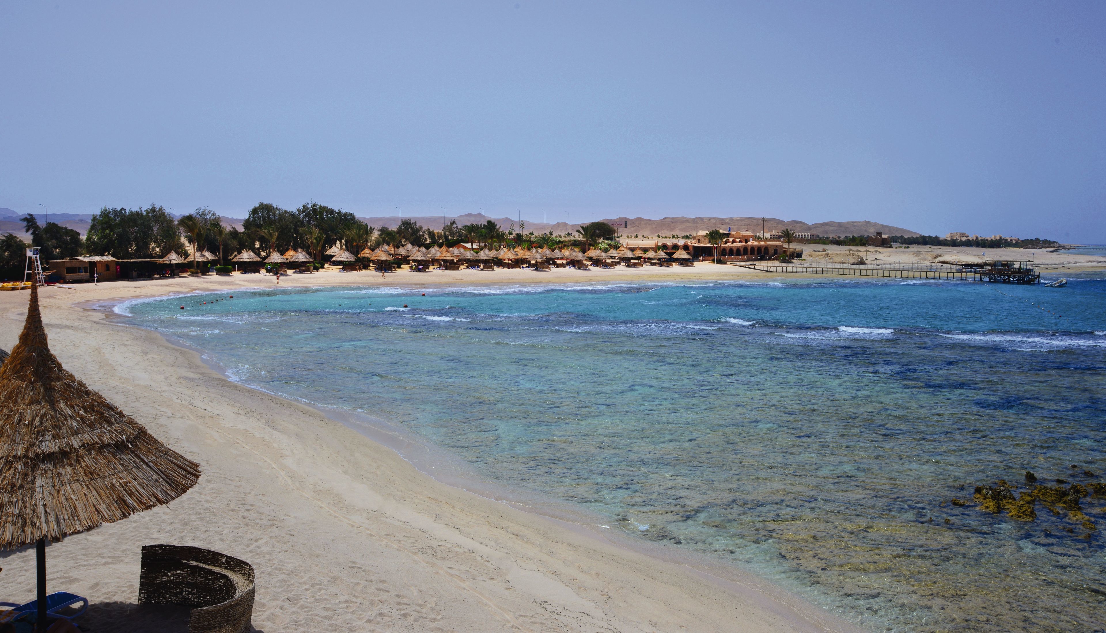 private beach, sun-loungers, beach umbrellas, beach towels