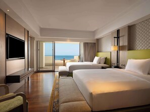 Suite, 1 Bedroom, Ocean View | Minibar, in-room safe, individually decorated, individually furnished