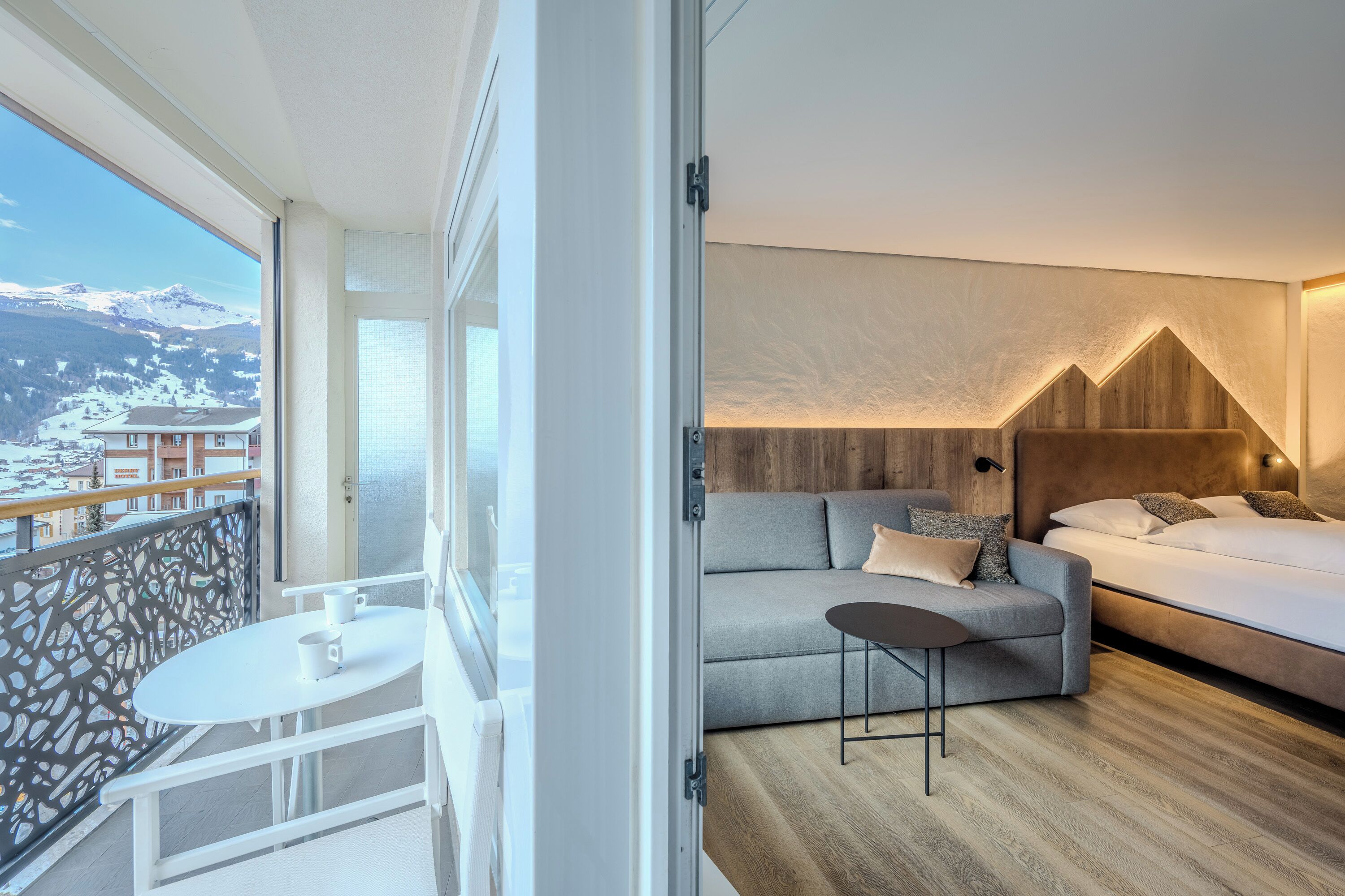 Superior double room Eiger View with balcony | View from room