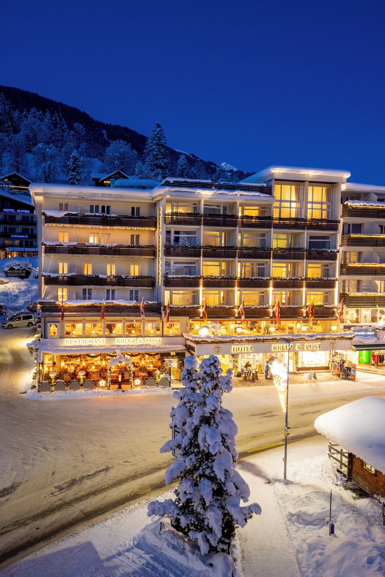 Façade de l’hébergement