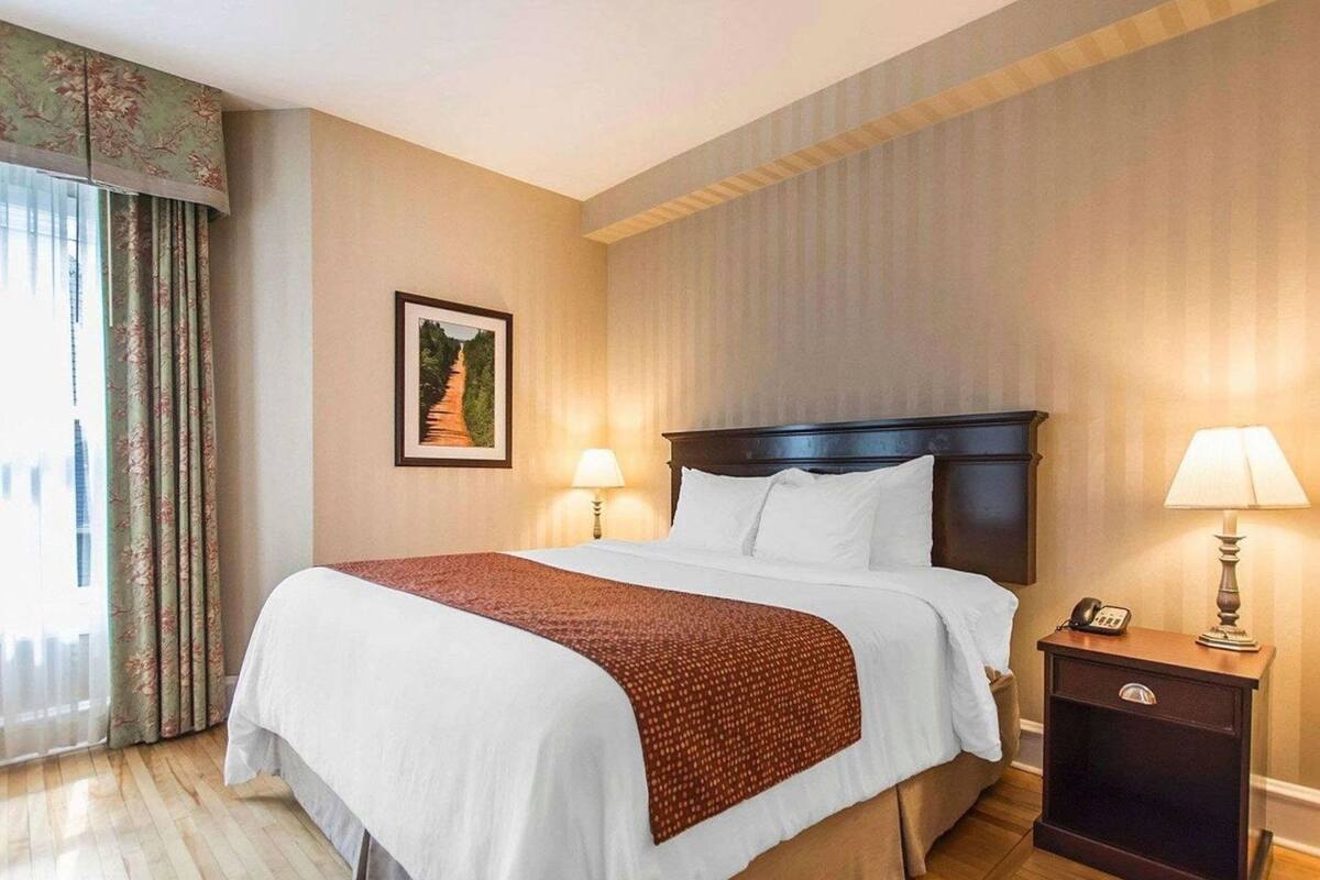 Desk, iron/ironing board, free WiFi, alarm clocks