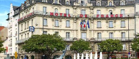 A szálláshely homlokzata