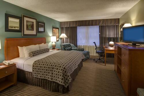 Minibar, in-room safe, desk, blackout curtains
