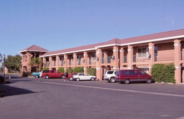 Guests can enjoy stunning views from the balconies and windows of this multi-story motel.