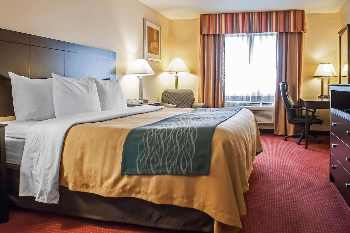 Pillow-top beds, in-room safe, desk, blackout curtains