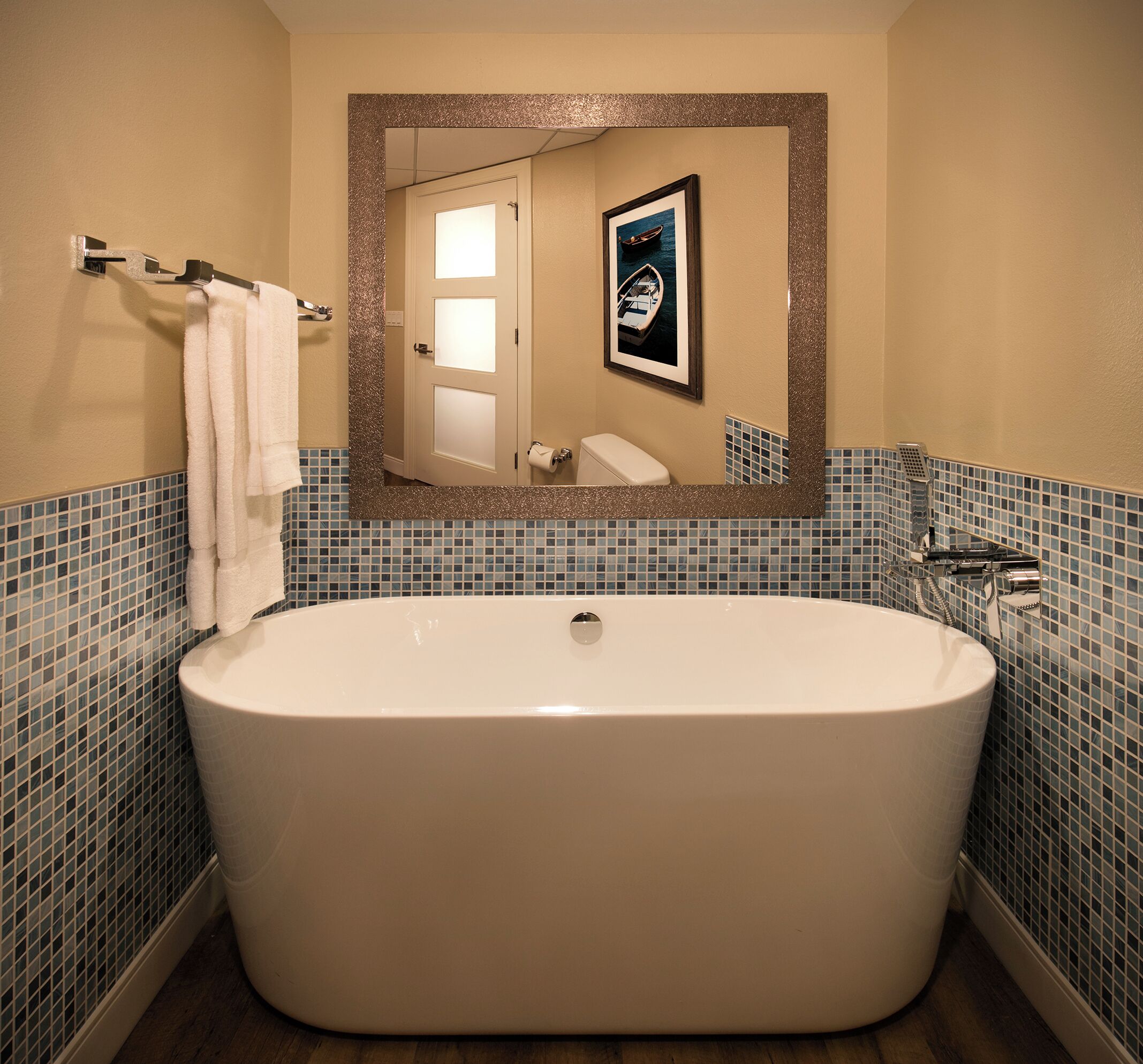 premium suite, 1 bedroom, 2 bathrooms, beachfront | bathroom | free toiletries, hair dryer, towels, soap