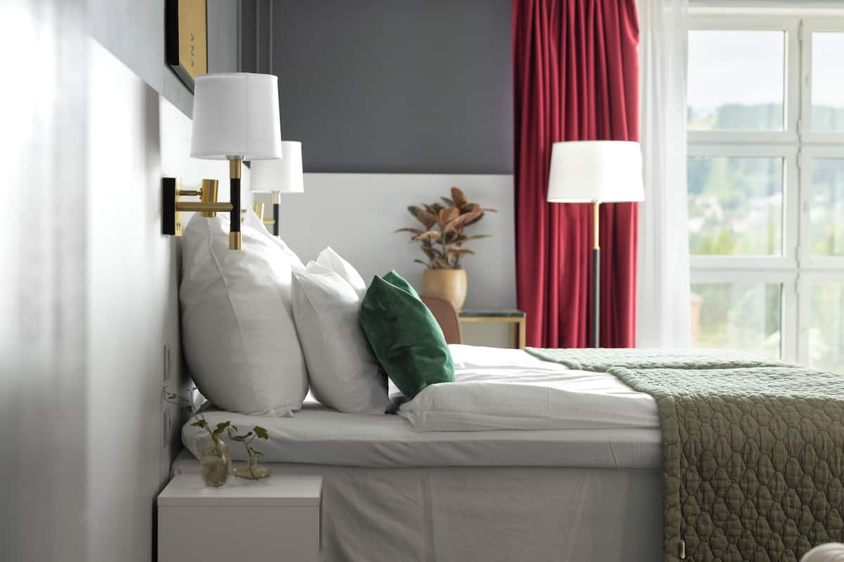In-room safe, desk, blackout curtains, iron/ironing board