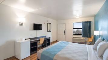 Desk, iron/ironing board, free WiFi, bed sheets