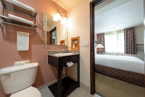 Free toiletries, hair dryer, towels