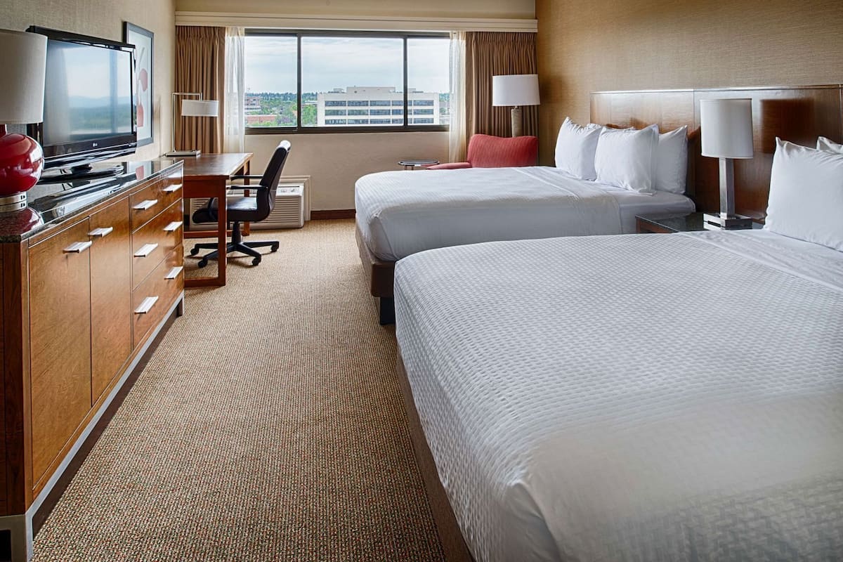 Premium bedding, down comforters, pillowtop beds, desk