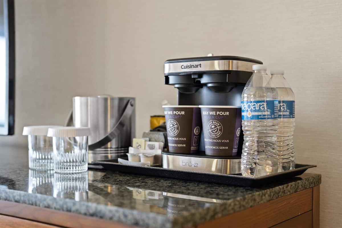 Premium bedding, down duvets, pillow-top beds, desk