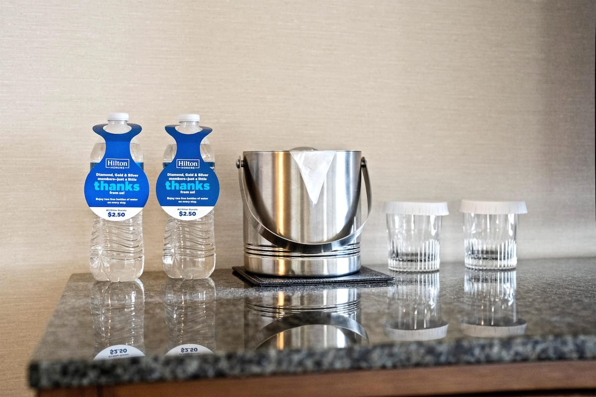 Premium bedding, down comforters, pillowtop beds, desk