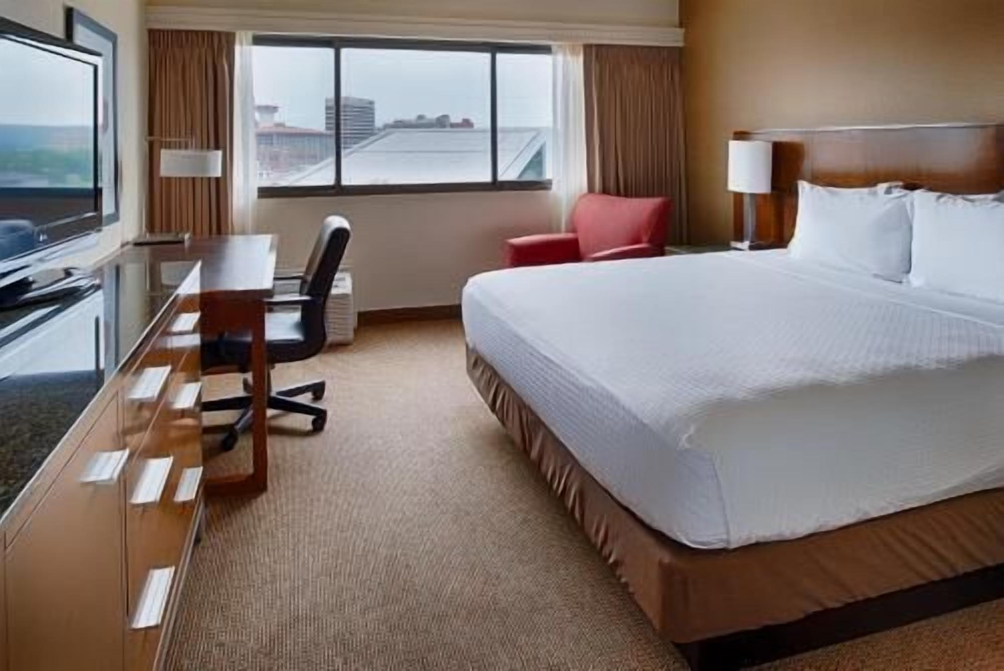 Premium bedding, down comforters, pillowtop beds, desk