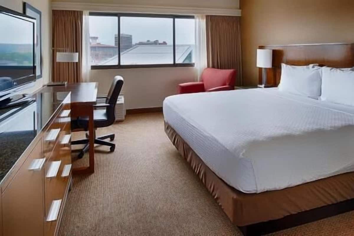 Premium bedding, down comforters, pillowtop beds, desk