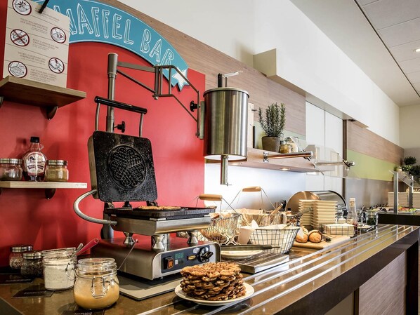 Daily buffet breakfast (EUR 18 per person)