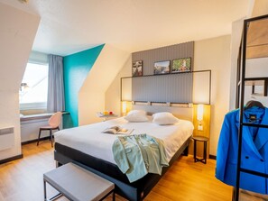 Standaard kamer, 1 tweepersoonsbed | Lakens van Egyptisch katoen, luxe beddengoed, een kluis op de kamer