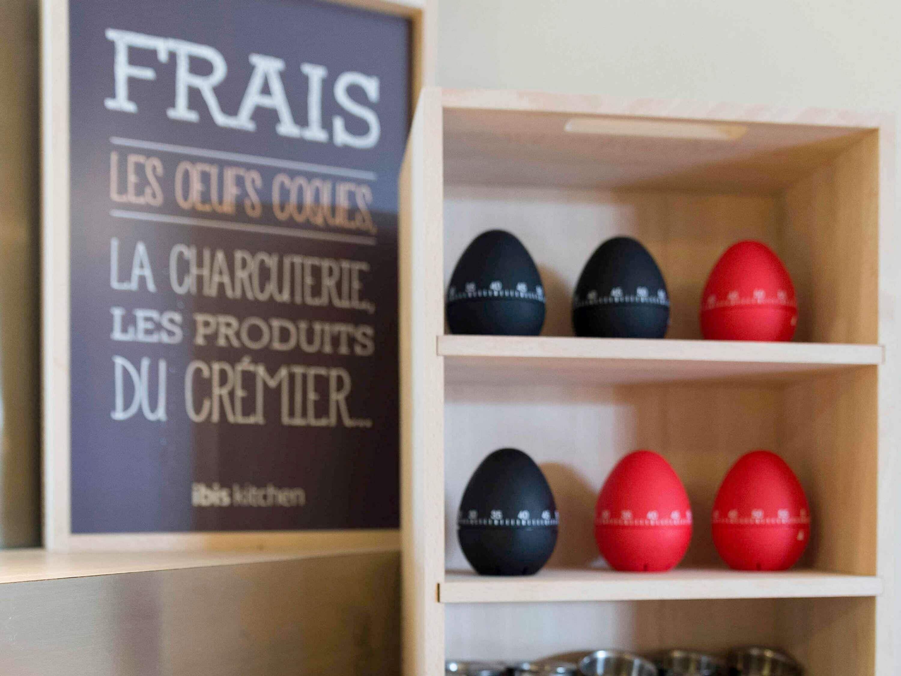 daily buffet breakfast (eur 14.40 per person)