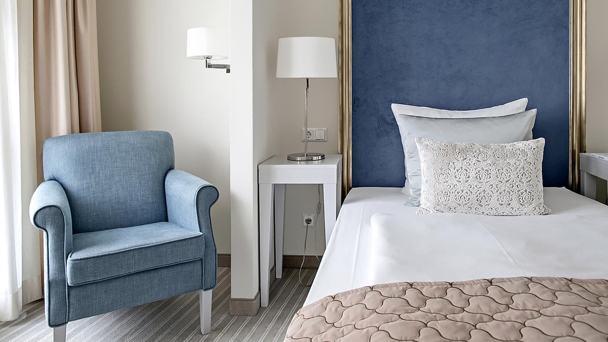 Superior Single Room | Premium bedding, desk, laptop workspace, blackout drapes