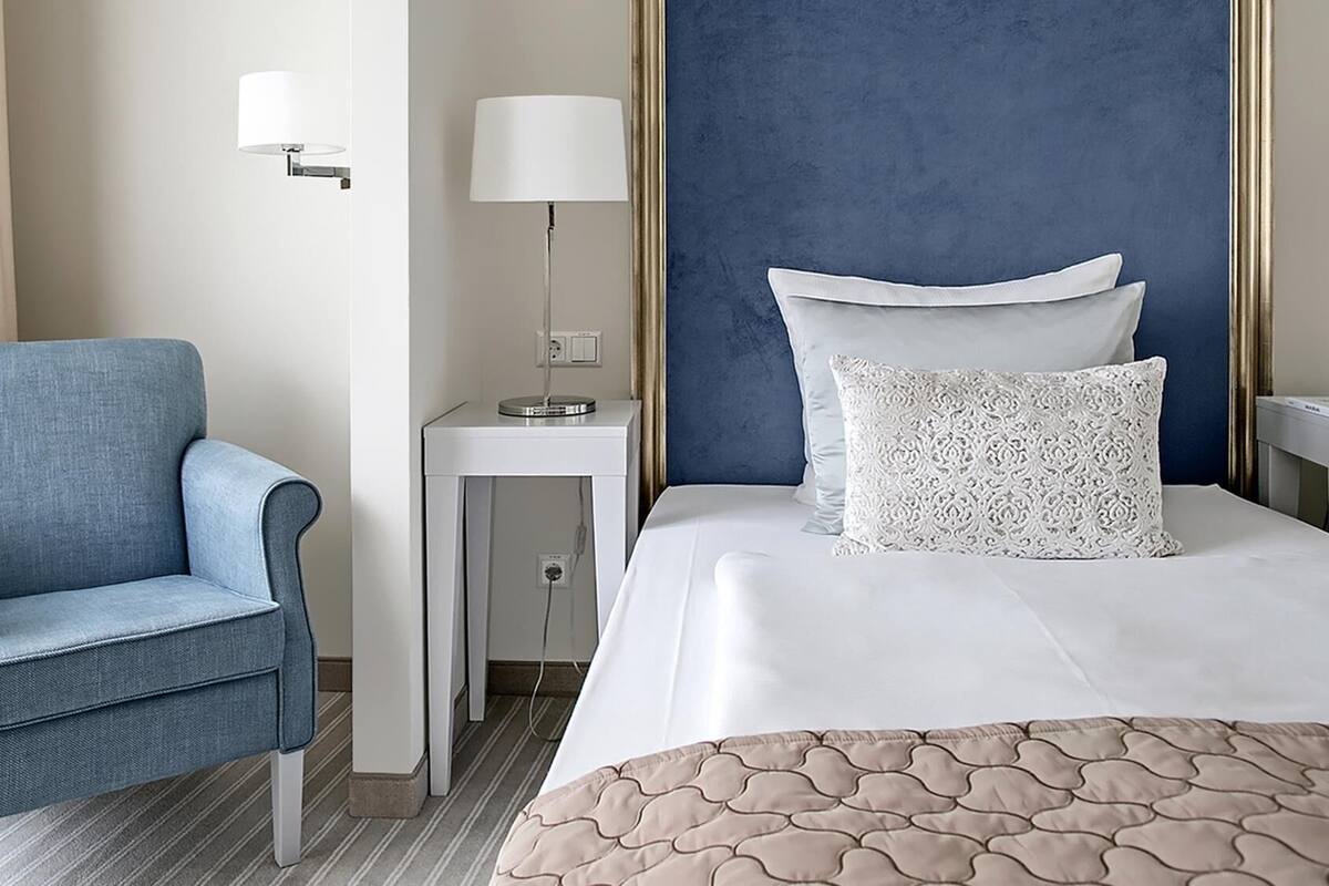Superior Single Room | Premium bedding, desk, laptop workspace, blackout drapes