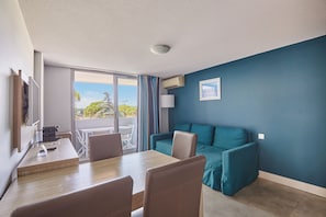 Superior Apartment, 1 Bedroom | Living area | Flat-screen TV - Odalys Résidence Aqualia (Balaruc-les-Bains)