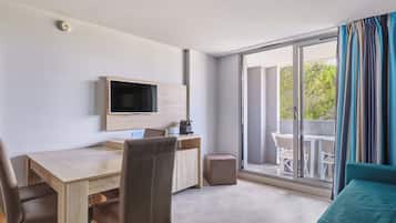 Superior Apartment, 1 Bedroom | Living area | Flat-screen TV