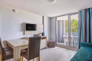Superior Apartment, 1 Bedroom | Living area | Flat-screen TV - Odalys Résidence Aqualia (Balaruc-les-Bains)