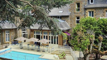 Indoor pool, outdoor pool