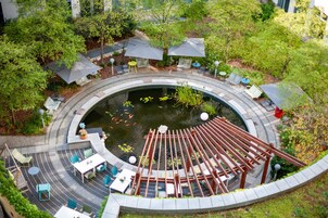 Vista al jardín