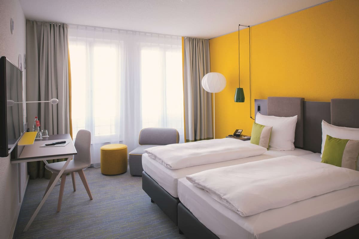 Chambre Confort | Bureau, rideaux d’obscurcissement, système d’insonorisation