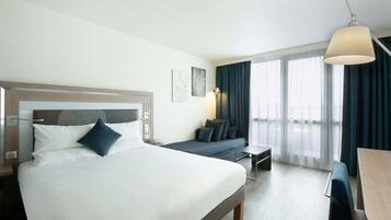 Minibar, in-room safe, desk, blackout drapes