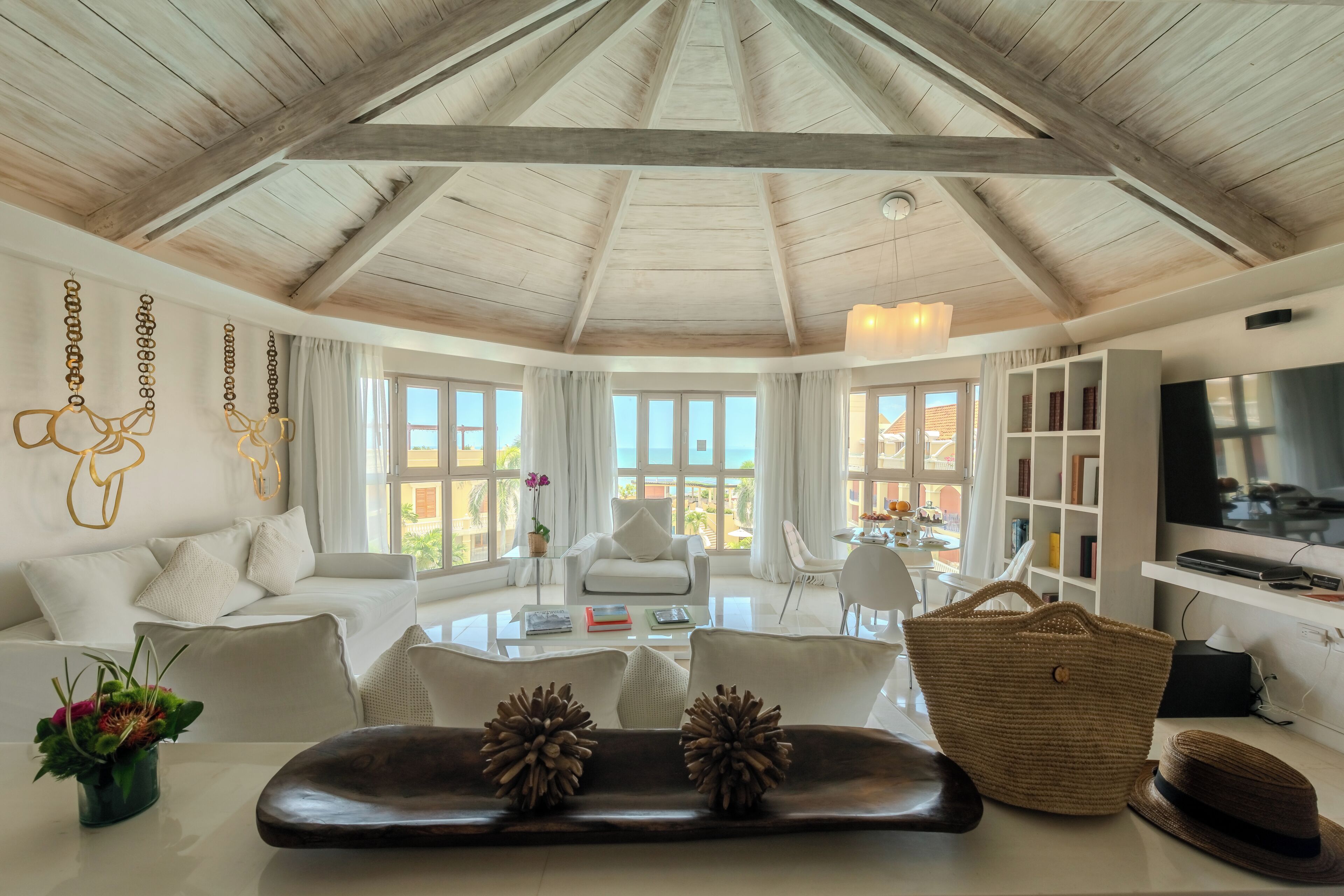 Suíte, 1 cama King, vista para o oceano (Legend Suite) | Roupas de cama premium, edredons de pluma, frigobar, cofres nos quartos