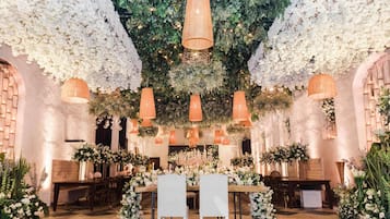 Indoor wedding
