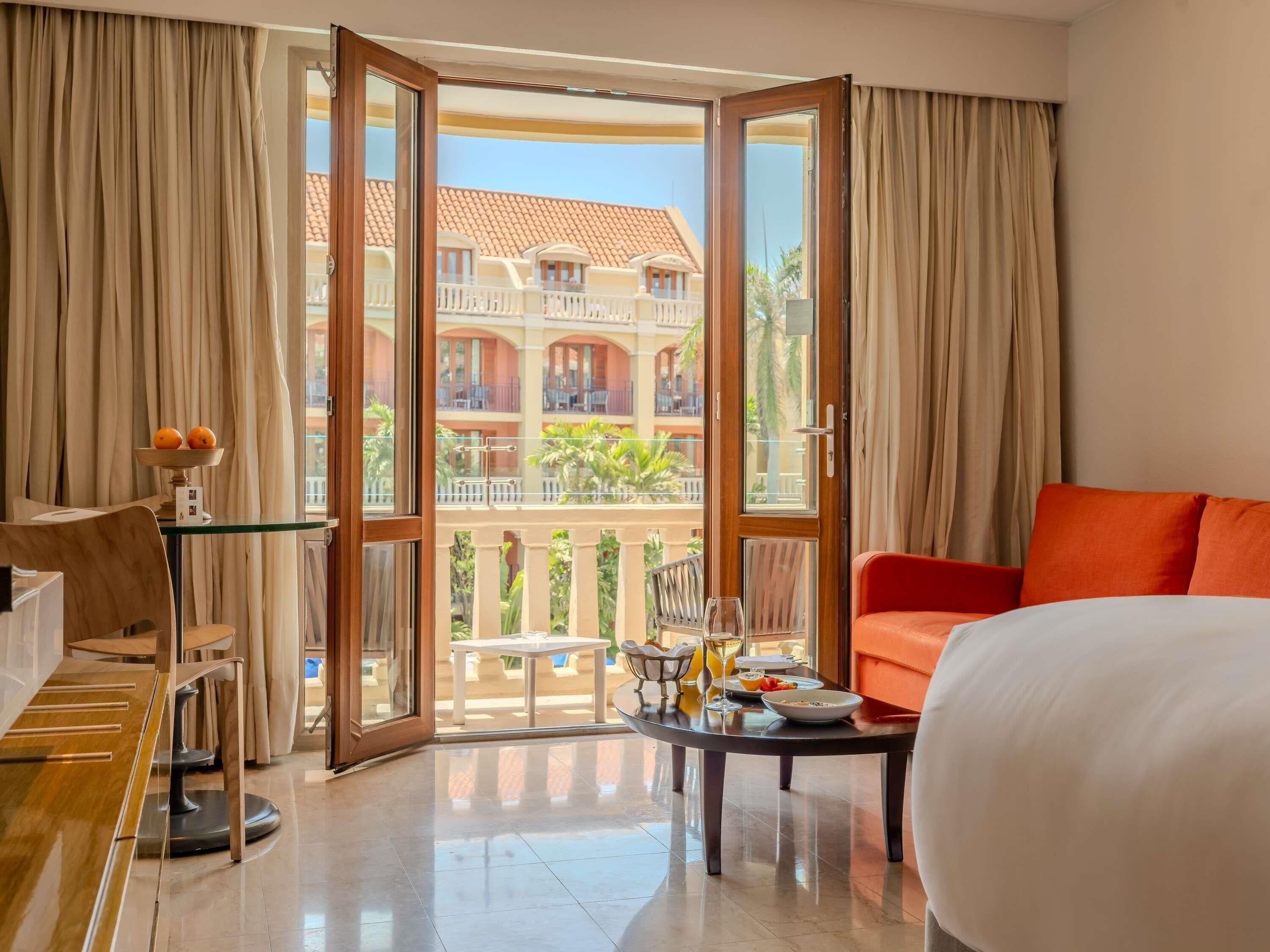 Premium bedding, down comforters, minibar, in-room safe