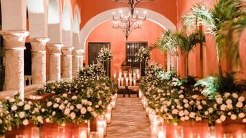 Indoor wedding