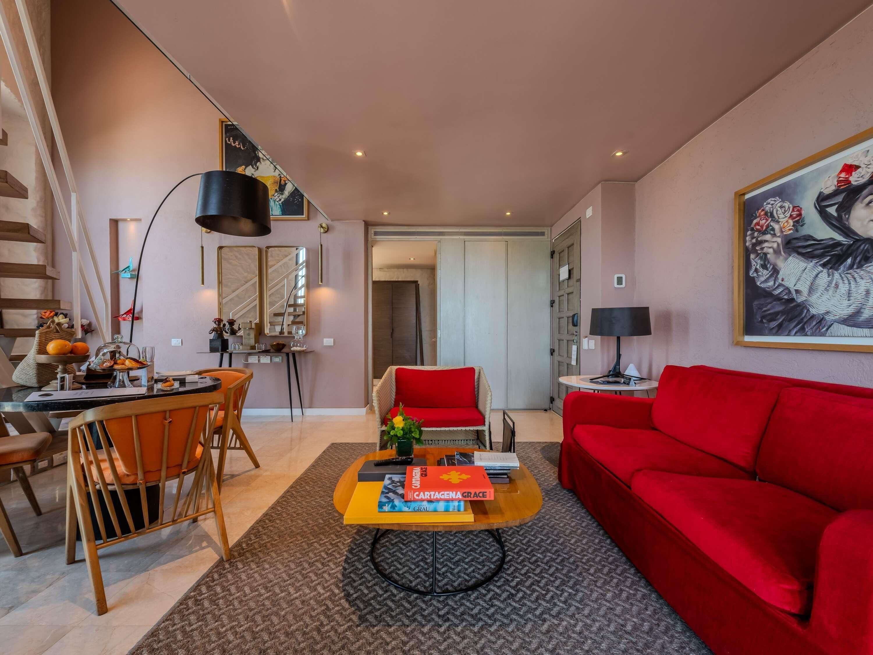 Suite, 1 très grand lit, terrasse, vue mer (Grau Suite)