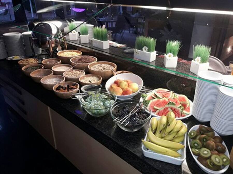 Daily buffet breakfast for a fee