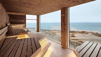 Sauna, boblebad, dampbad, kropsbehandlinger, deep tissue-massage