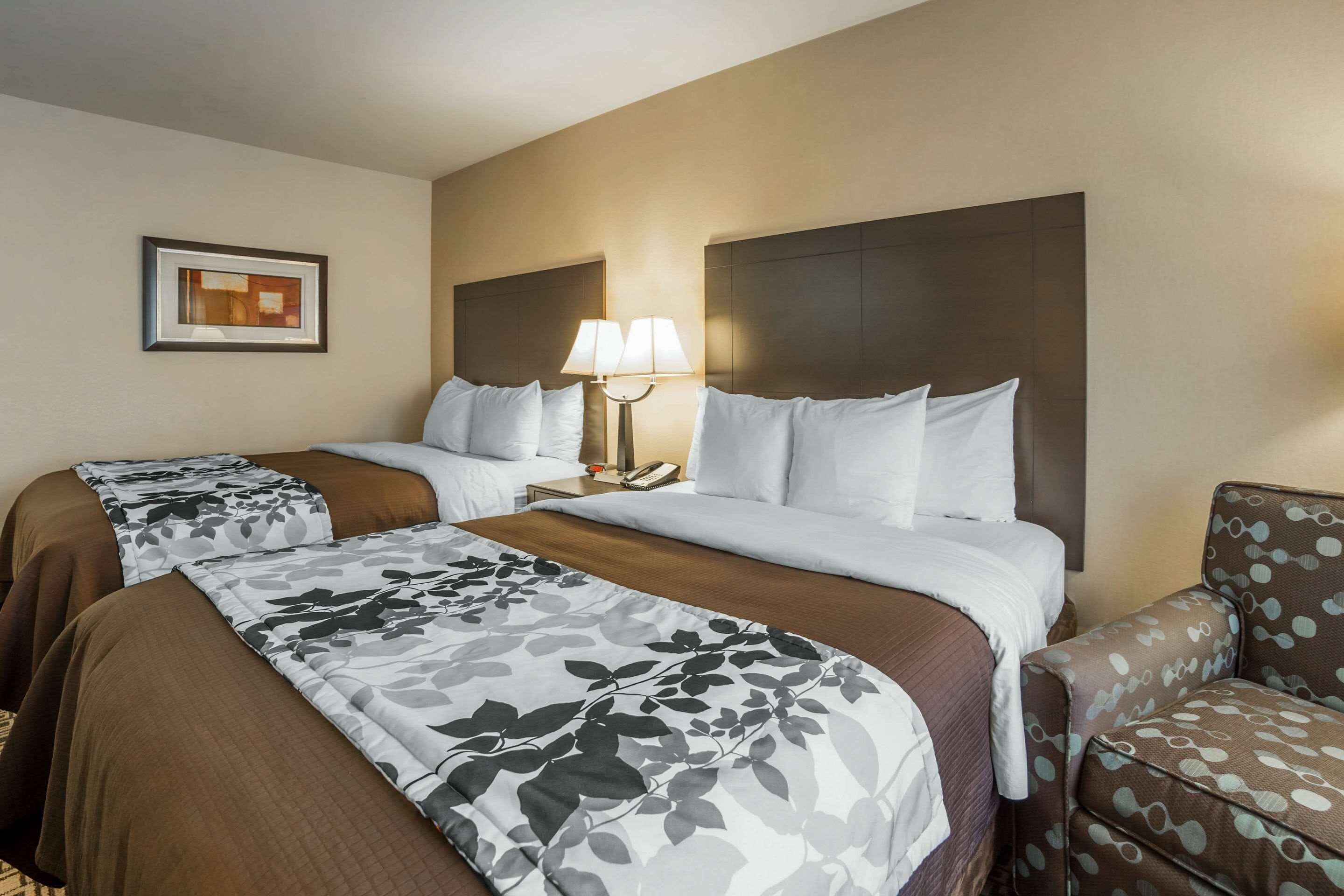 standard room, 2 queen beds, non smoking | blackout curtains, iron/ironing board, free wifi, bed sheets