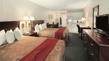 Desk, iron/ironing board, free cots/infant beds, free WiFi